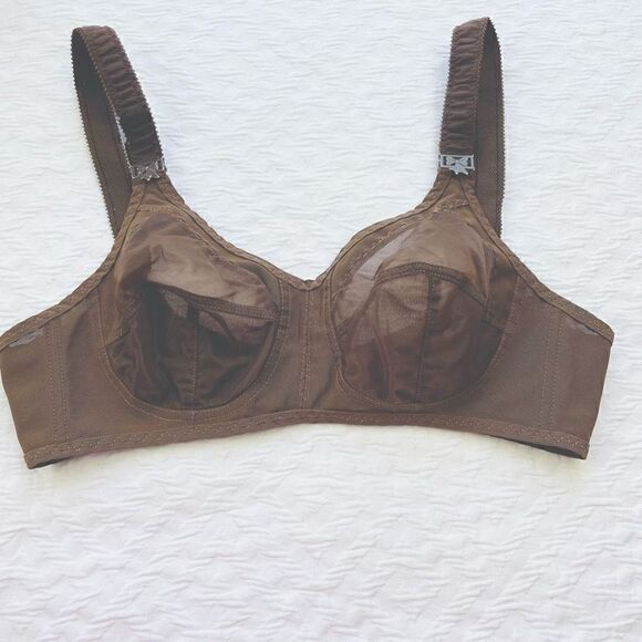 BUY 1 GET 1 FREE Taille Europe 70 brown unlined lingerie well made - Picture 1 of 12